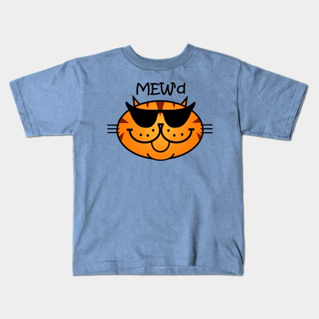 MEW'd - Ginger Snap Kids T-Shirt by RawSunArt